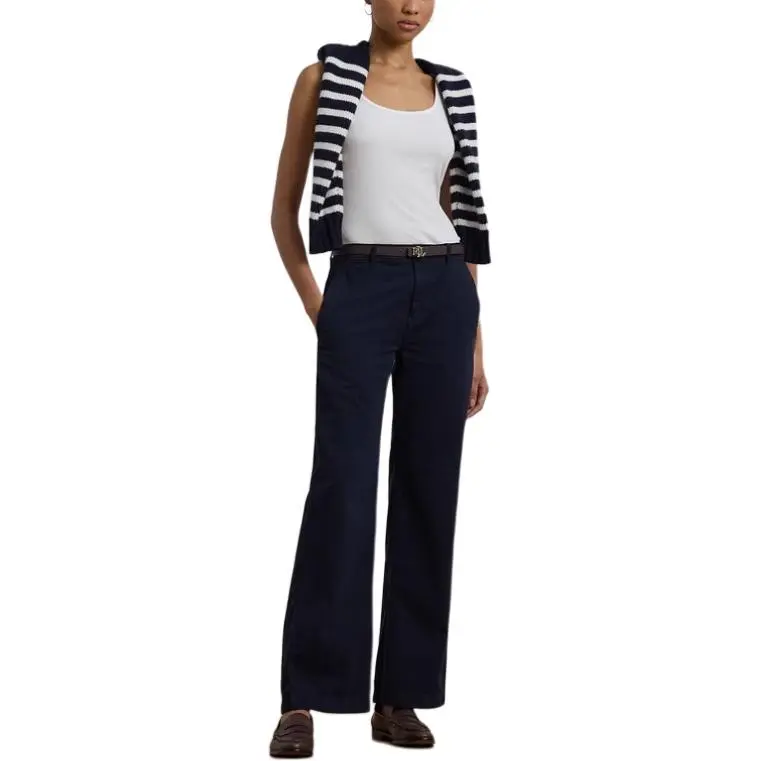 LAUREN RALPH LAUREN SS25 Casual Pants Women's Blue-1