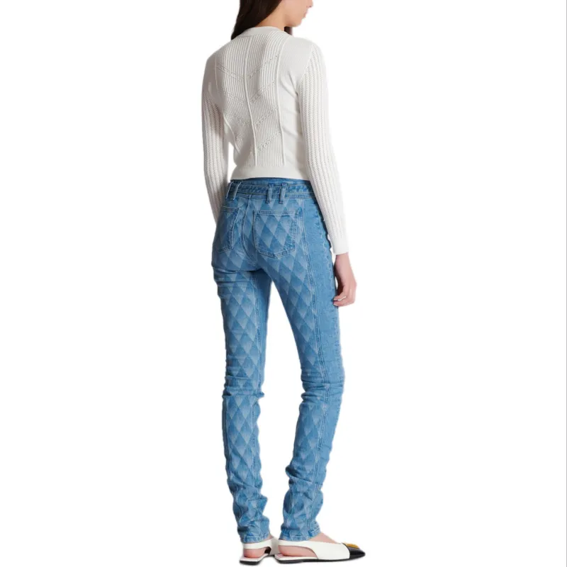 BALMAIN Cropped Knit Cardigan-3