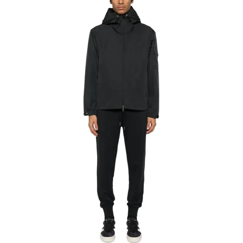 Moncler Logo Patch Hooded Jacket-3