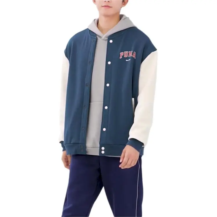 PUMA VARSITY TRACK Baseball Jacket Men's Midnight Blue-3