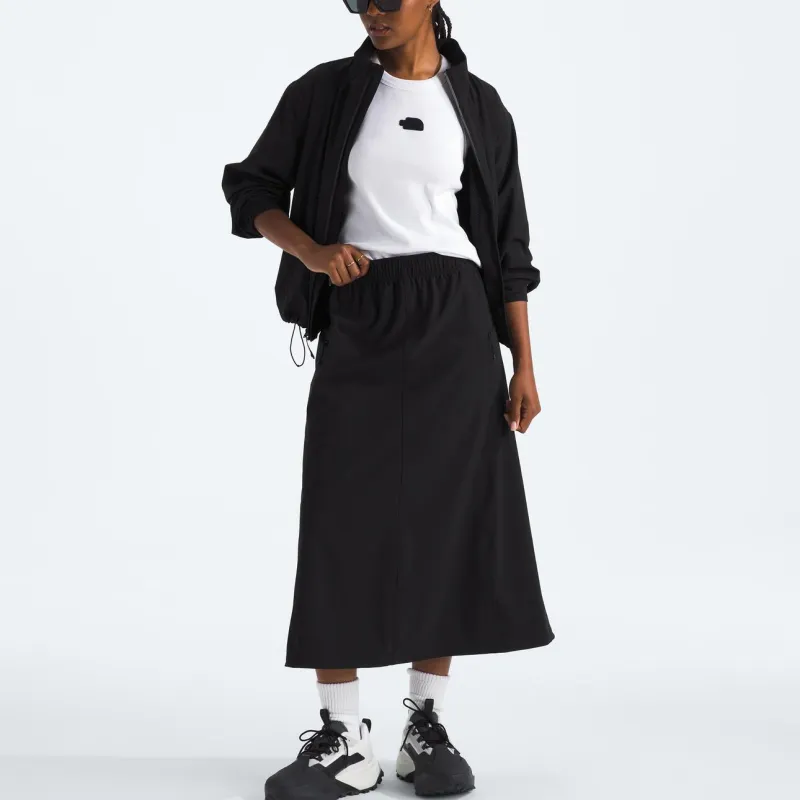 THE NORTH FACE Dome Wind Midi Skirt-4