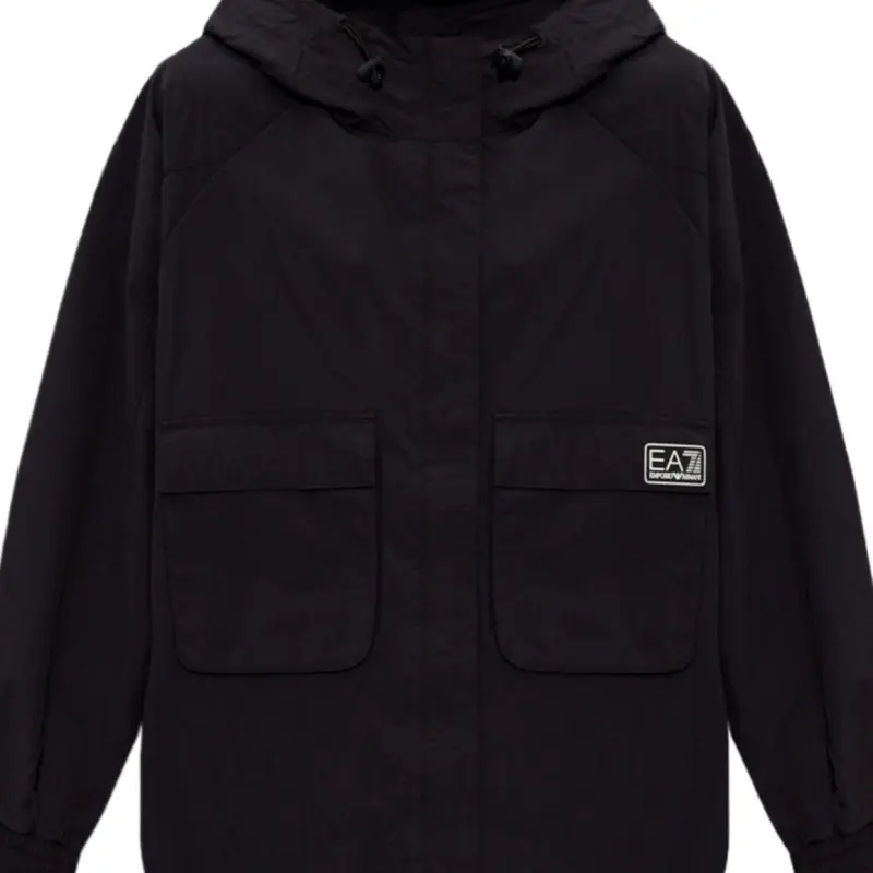 EMPORIO ARMANI EA7 Jackets & Coats Women's Black-4