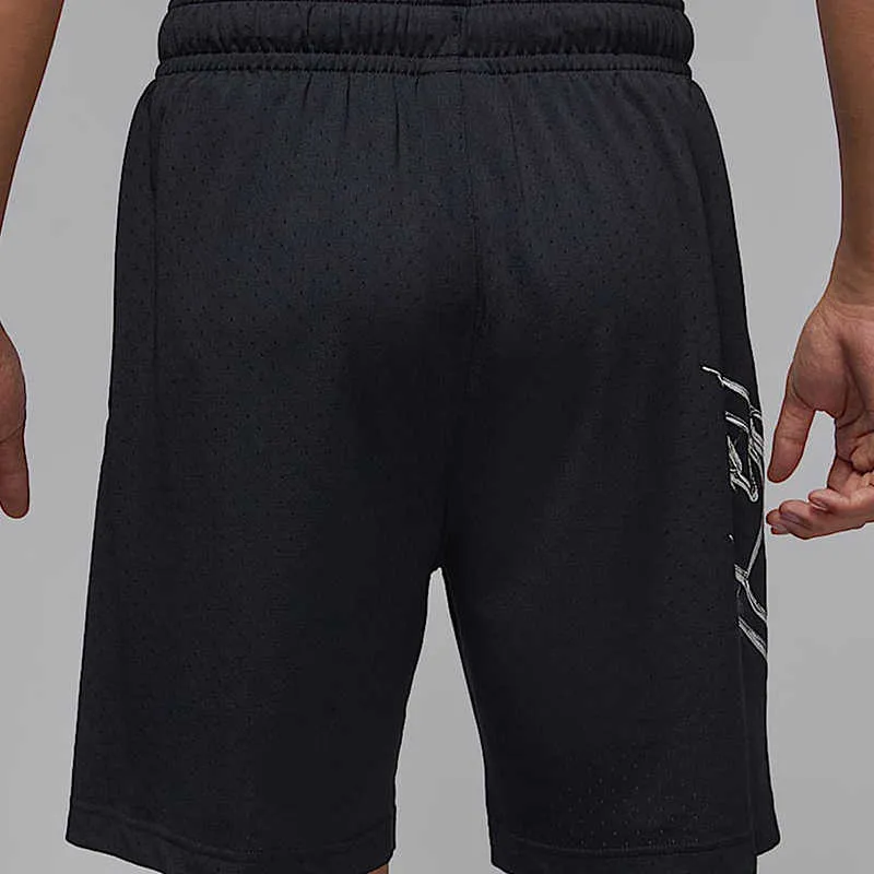 Jordan Sport Casual Shorts Men's Black/White-2
