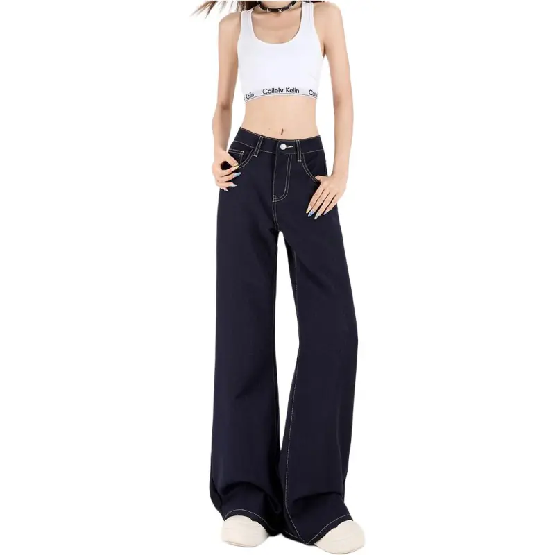 Concubine Zhu Jeans Women's Denim Blue-3