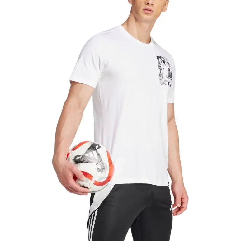 Adidas Clothing T Shirts Men White-2
