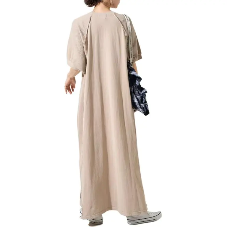 FREAK'S STORE Short Sleeved Dress Women's Beige-1