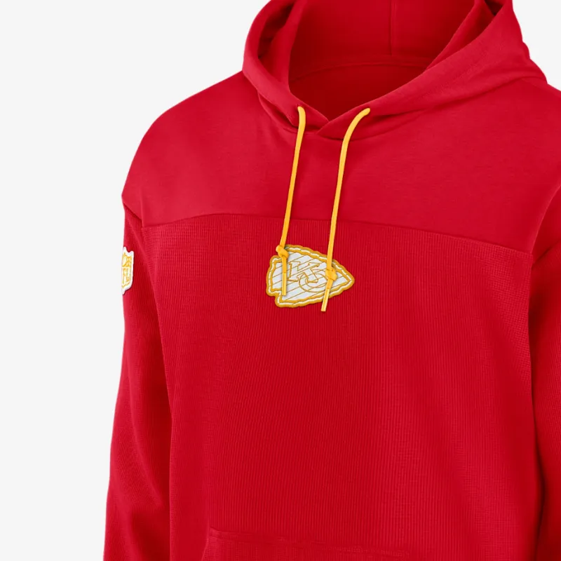 Nike Kansas City Chiefs Sideline Jersey Men's Nike Dri-FIT Nfl Pullover Hoodie-2