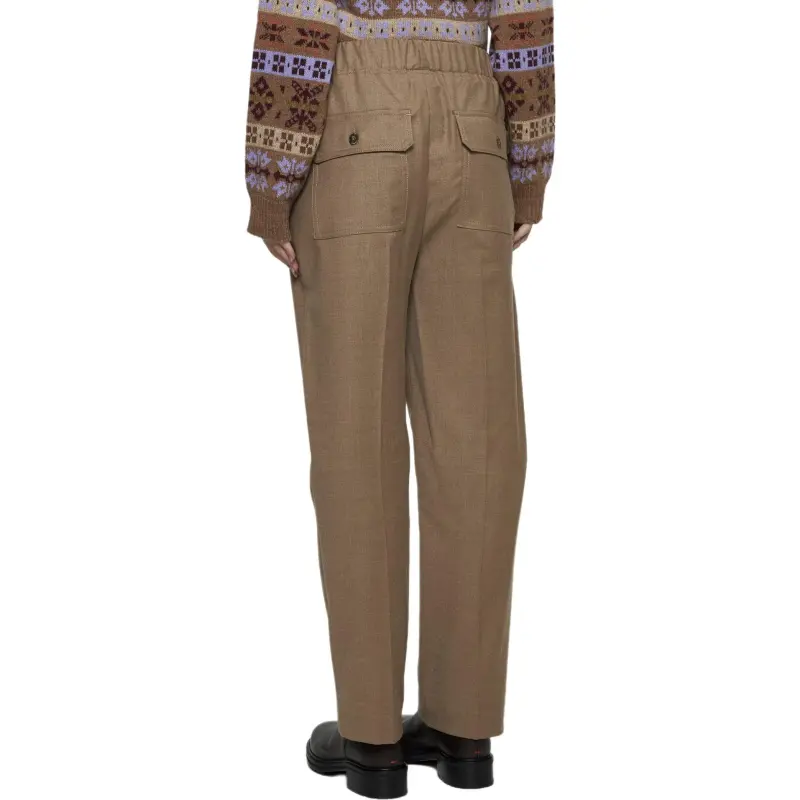 WEEKEND MaxMara High Waist Straight Leg Trousers-2