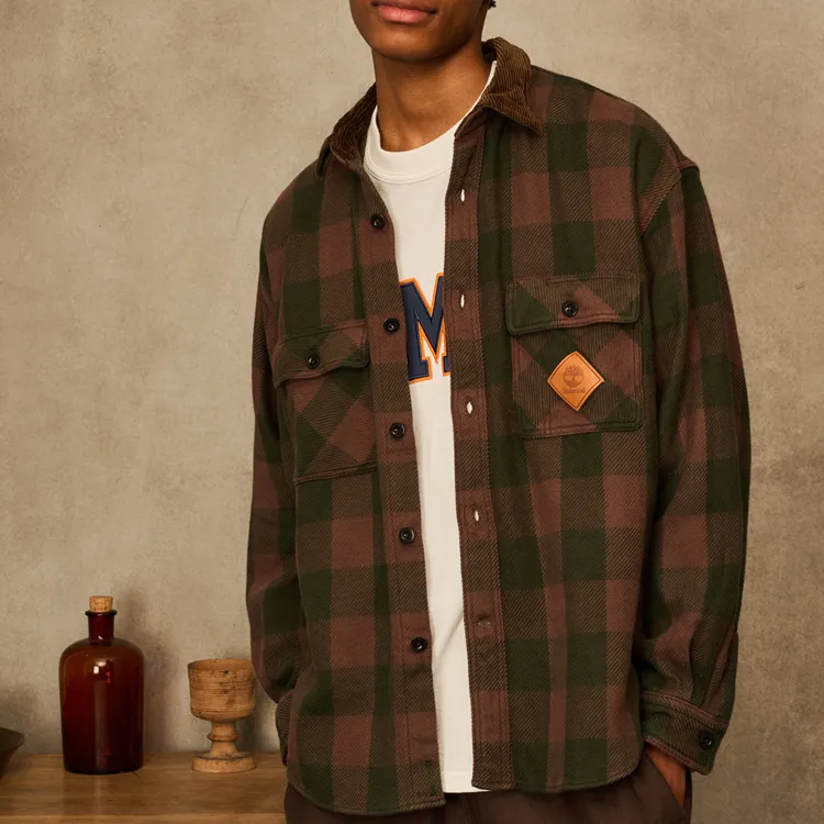 Timberland FW23 +81 3 Series Shirt Unisex Chocolate Brown-2