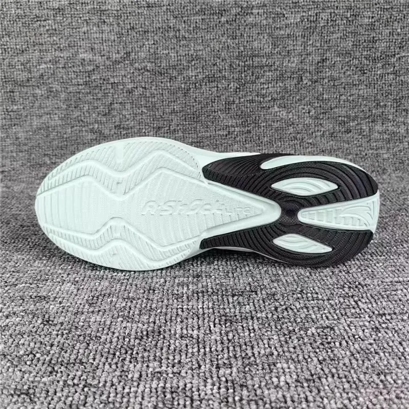 Anta Running Collection Cushioned Slip-Resistant Abrasion-Resistant Low-Top Sprint Running Shoes Men's White Green-3
