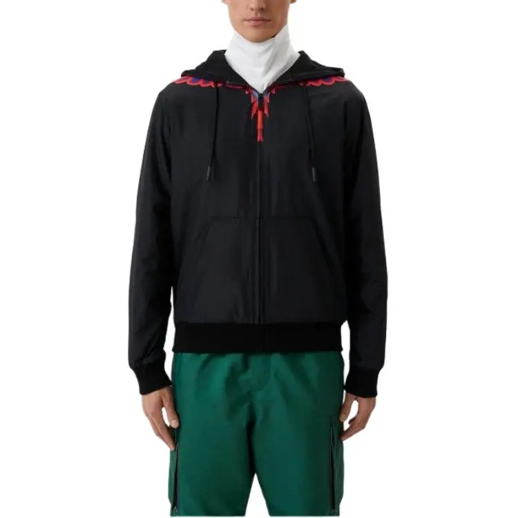 Marcelo Burlon Curved Wings Print Hoodie-3
