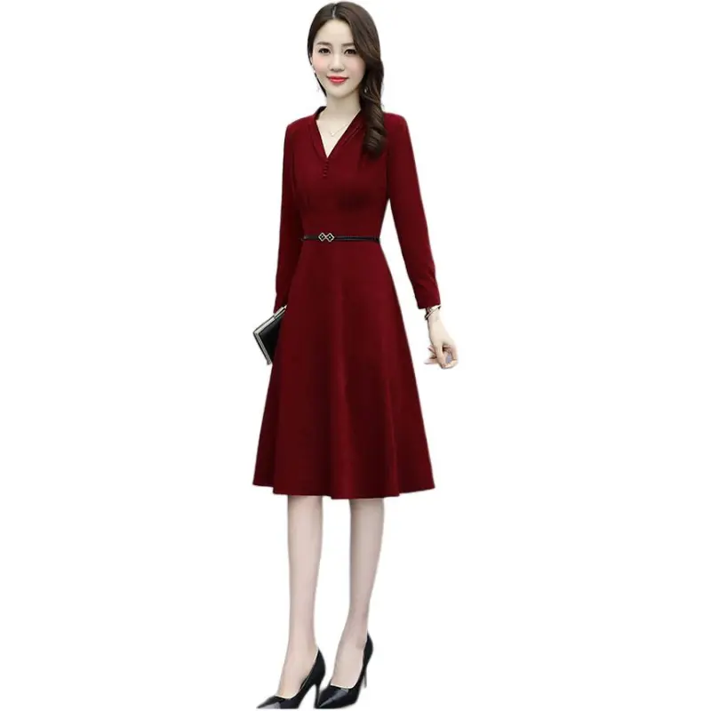 Fele.d Long Sleeved Dress Women's-3