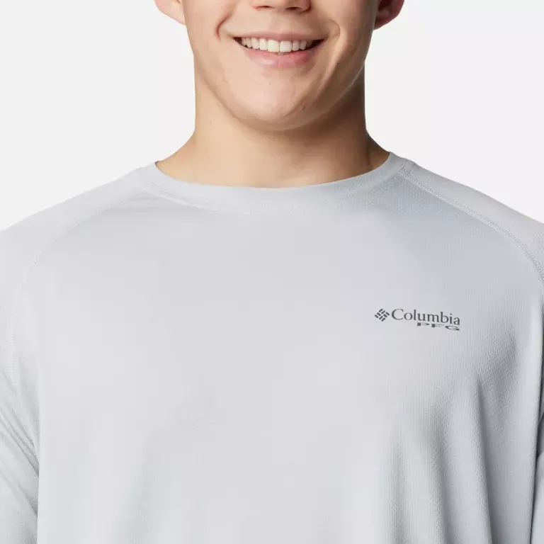 Columbia T Shirt Men's Cool Gray-3