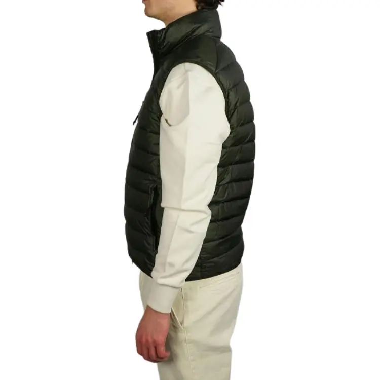 STONE ISLAND Compass Patch High Neck Padded Gilet-3
