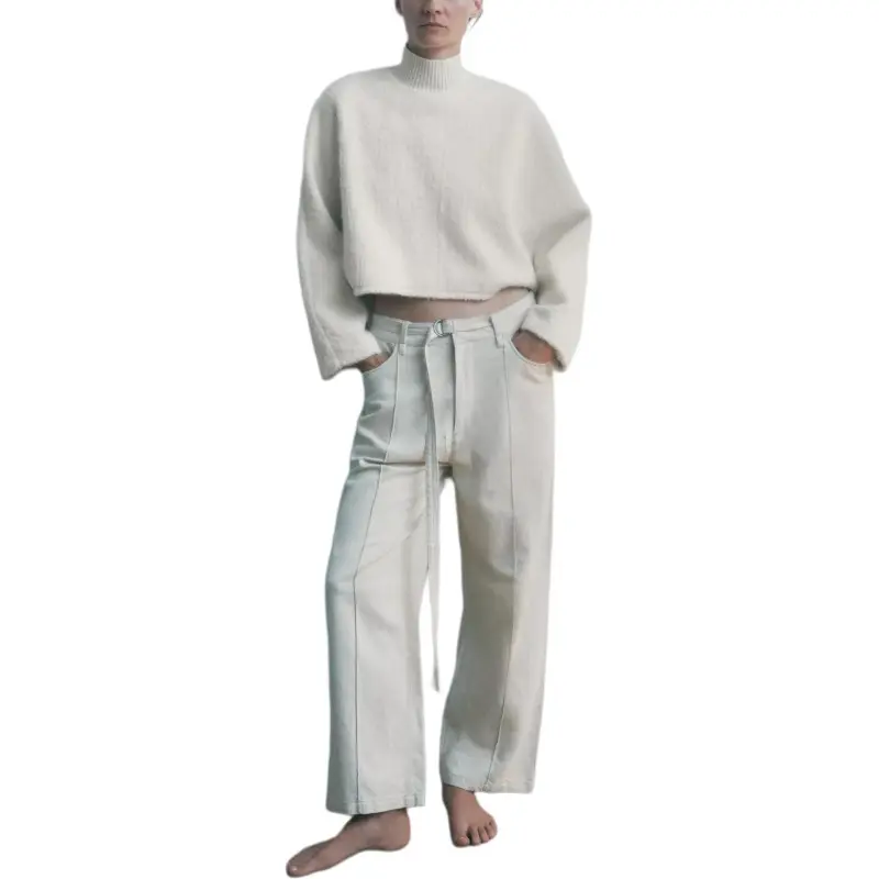 ZARA ZW Series Jeans Women's Natural-2