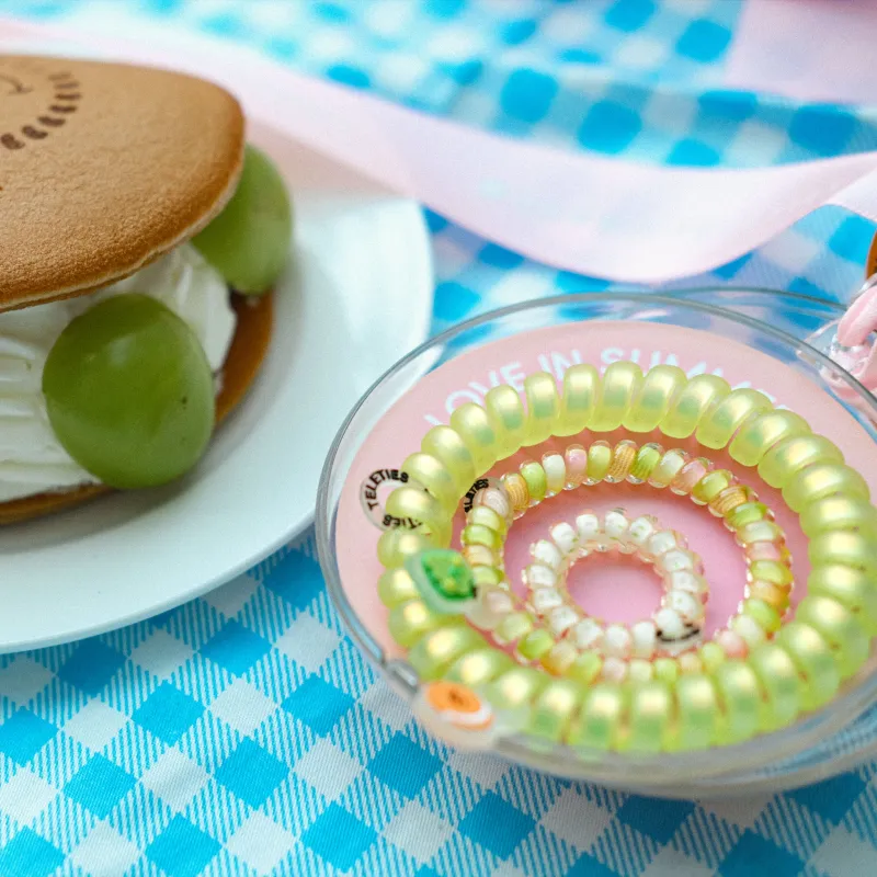 TELETIES ABS Resin Hair Tie Women's-11