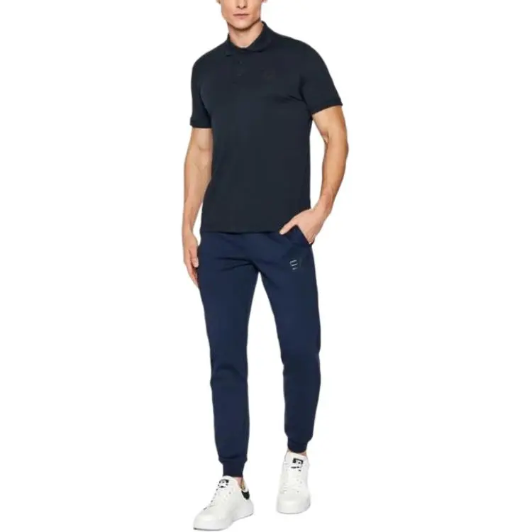 EMPORIO ARMANI EA7 Polo Shirt Men's Navy Blue-3