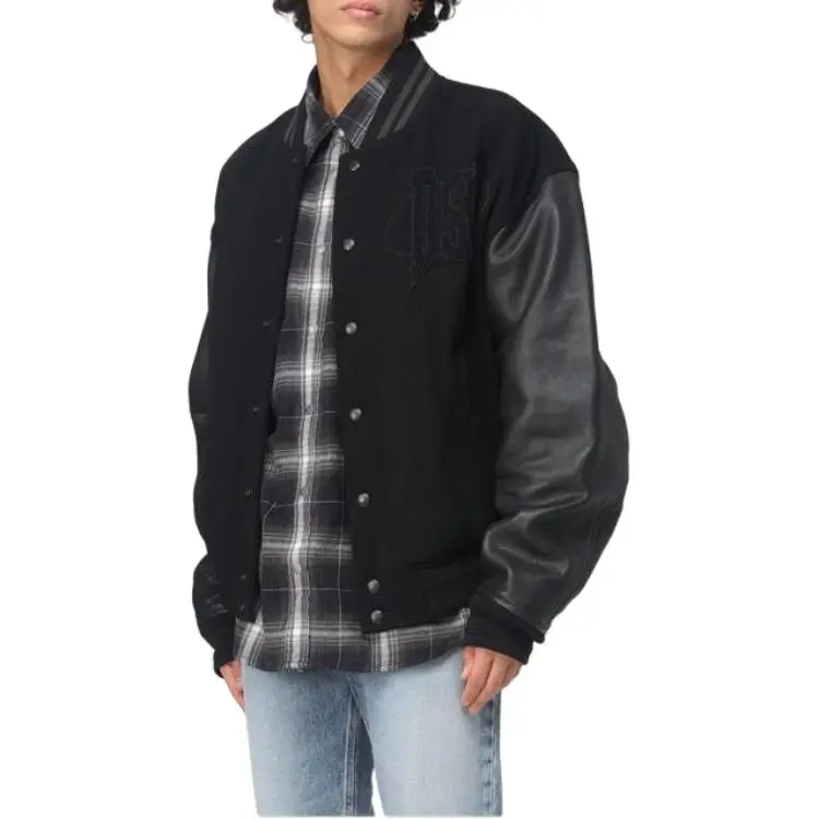 DIESEL L Nyman Panelled Bomber Jacket-3