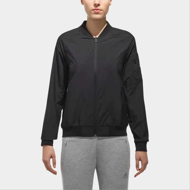 Adidas WB BOMBER Jackets Coats Women's Black/White-2
