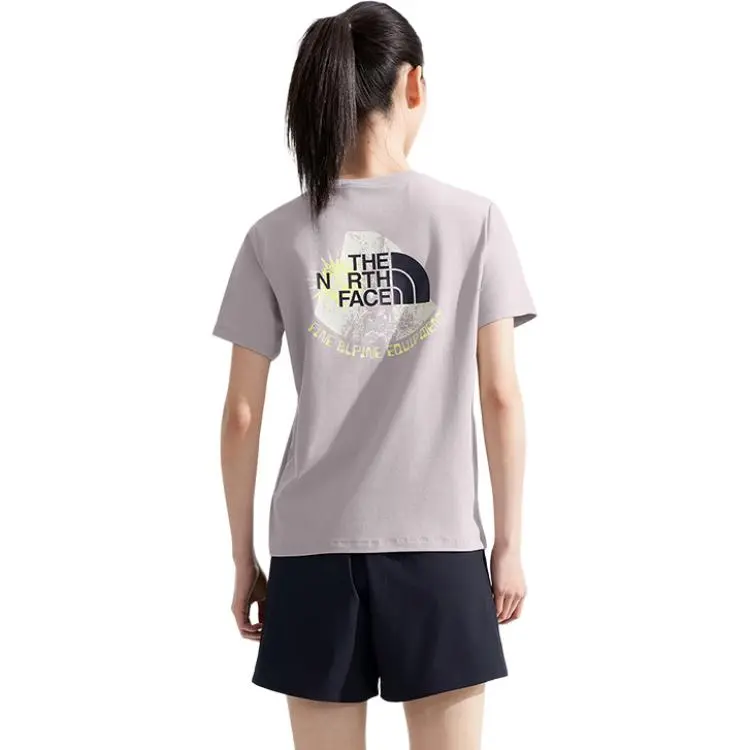 THE NORTH FACE Regular T Shirt Women's Moon Shadow Gray-2