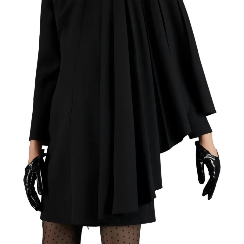 GUCCI Long Sleeved Dresses Women's Black-4