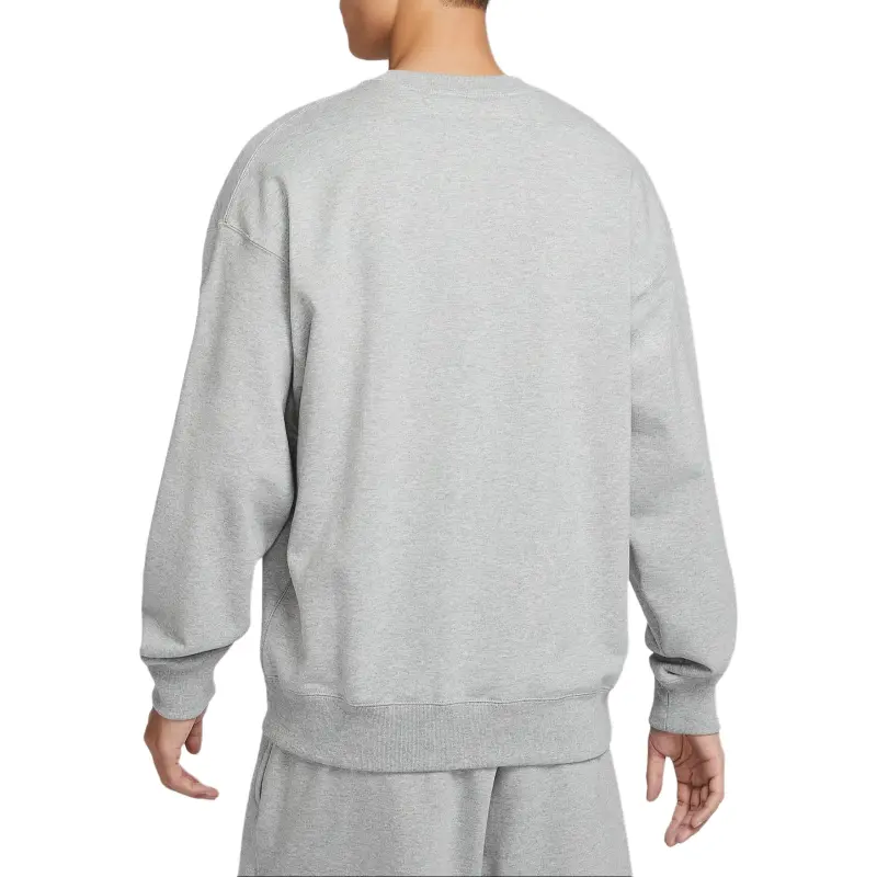 Nike Solo Swoosh Sweatshirt Men's Gray-4