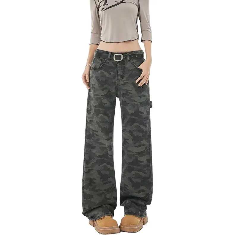 Concubine Zhu Jeans Women's Camouflage-3