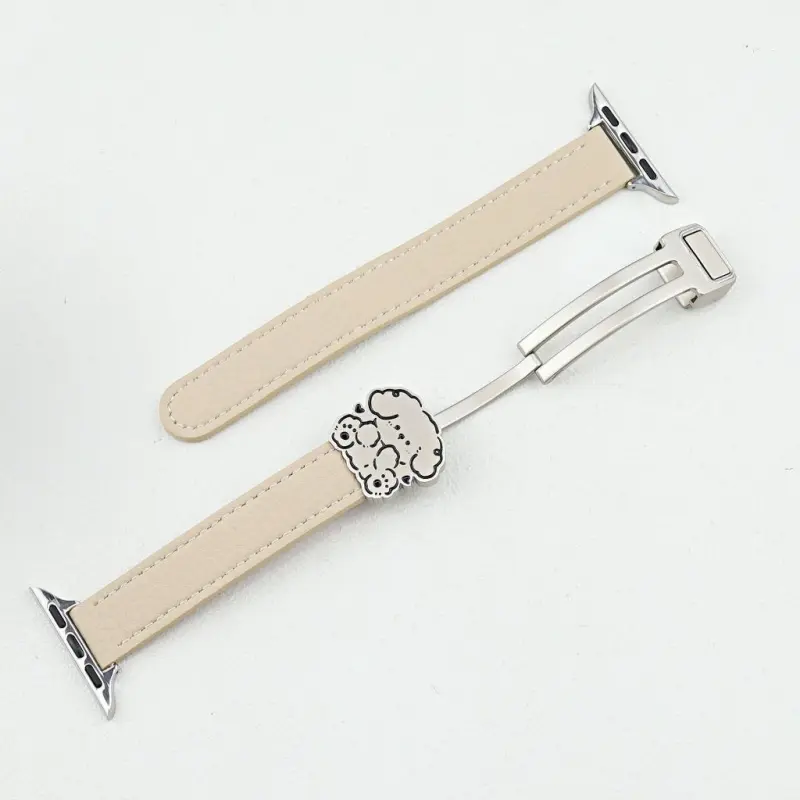 KVZUVUU Apple Compatibility Watch Band Leather-6