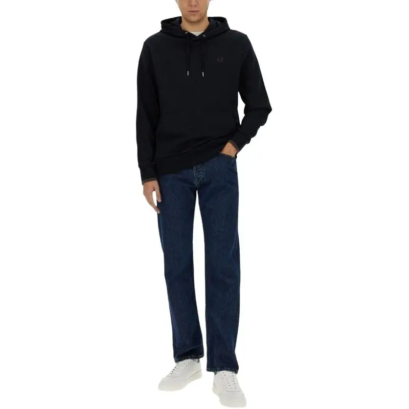FRED PERRY Tipped Hoodie-2