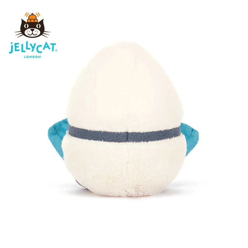 JELLYCAT Fun Food Collection Submerged Egg Boiling Dolls Plush Doll 14cm Height-1