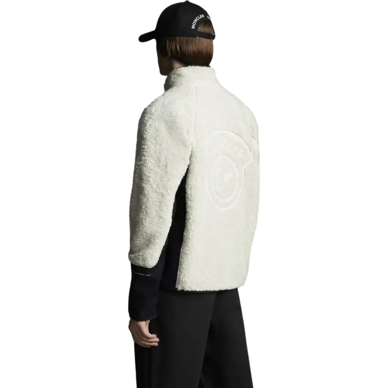 Moncler Frgmt Hiroshi Fujiwara Logo Zip Up Fleece Cardigan-5