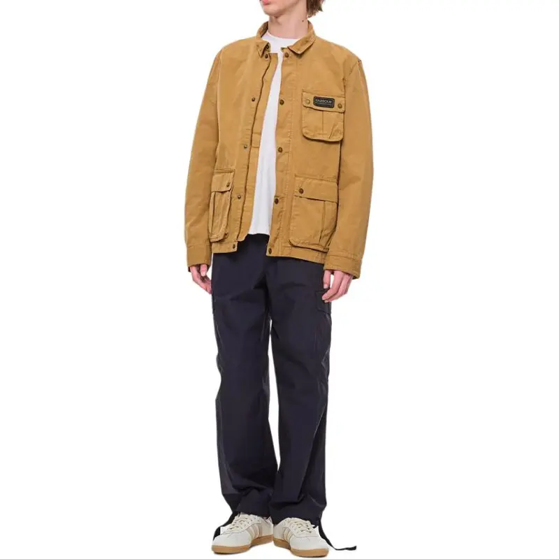 BARBOUR Logo Patch Pocket Detailed Jacket-2