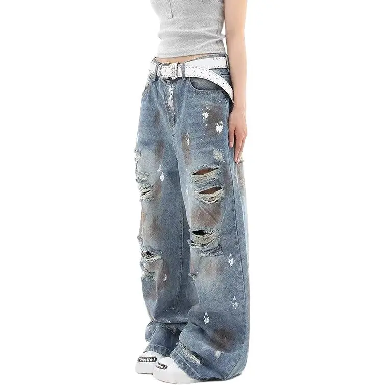 Concubine Zhu Jeans Women's Blue-5
