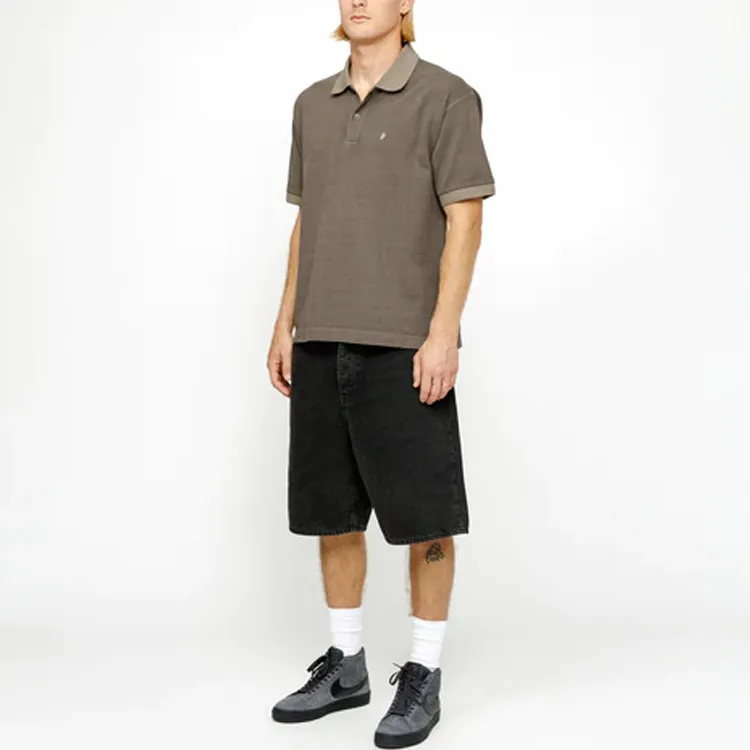 Stussy SS24 Drop2 Pigment Dyed Pique Polo Shirt - Cheap Rcj Stussy SS24 Drop2 Pigment Dyed Pique Polo Shirt - Cheap Rcj