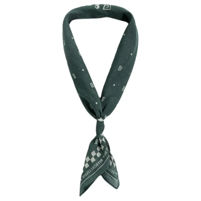 ZARA Cotton Headwraps Men's Green-1