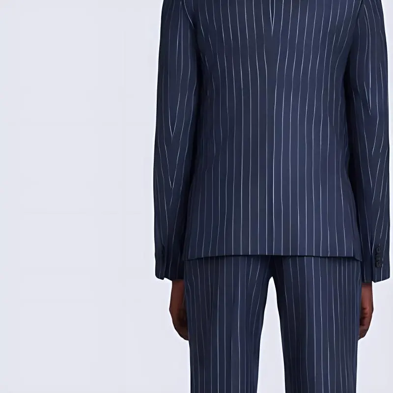 KENZO Pinstripe Single breasted Blazer-3