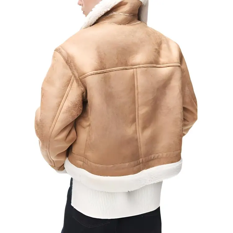 H&M Jackets & Coats Women's Dark Beige-1