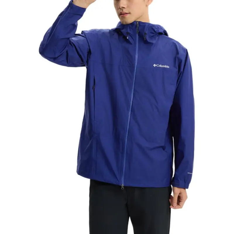 Columbia Hiking Urban Living/Travel/Commuting Water-Resistant Windproof Breathable Warm Windbreaker Jacket Men's Blue-3
