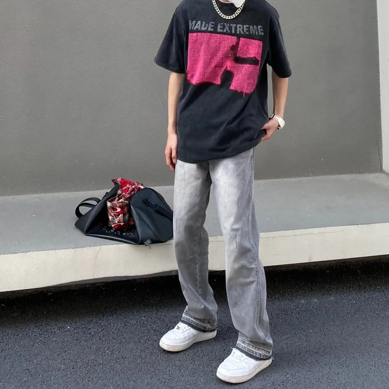 HLPT Jeans Unisex Smoke Gray-3