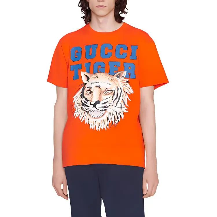 GUCCI T Shirts Men Orange-1