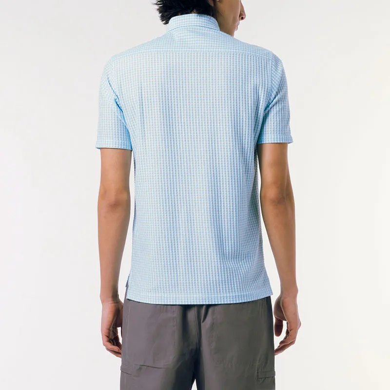 LACOSTE Polo Shirt Men's Light Blue-3