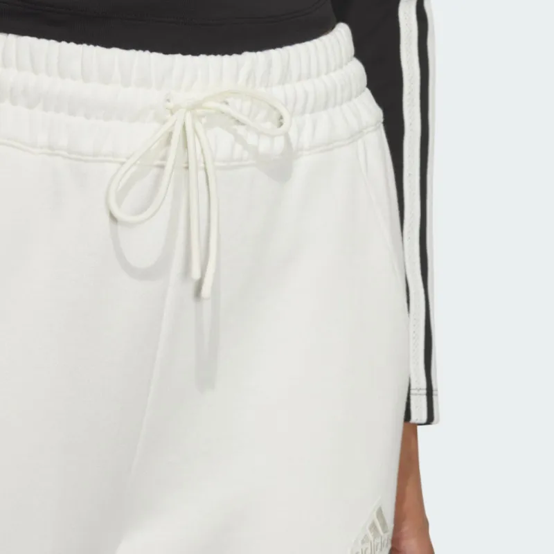 Adidas 3 Stripes Casual Pants Women's Jade White-3