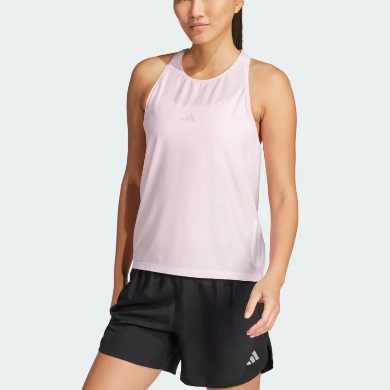 Adidas Own The RunAEROREADY Sport Vests Women's Transparent Pink-1