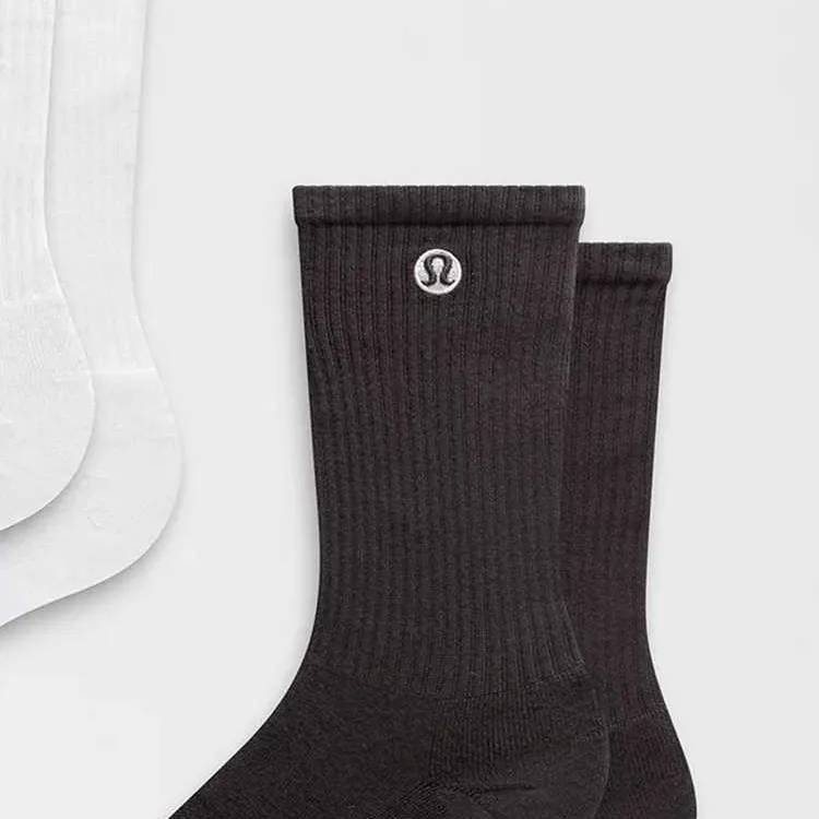 Lululemon Daily Essential Mid-Calf Socks Unisex 3 Pack-3