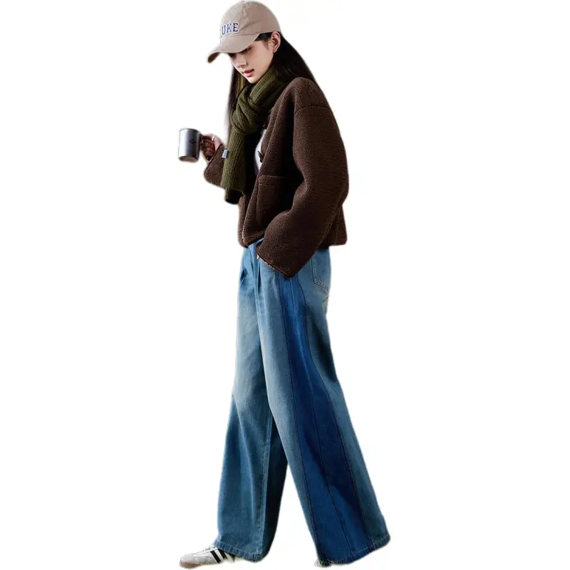 Demana Velvet feel Coat Women's Dark Coffee-5
