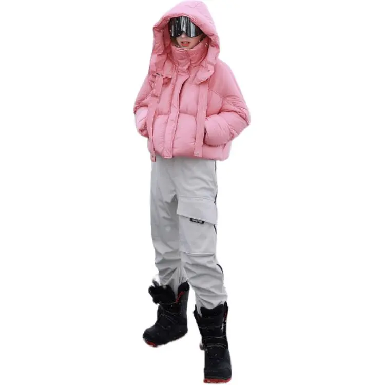 3COLOUR Down Jacket Women's Peach Pink-2