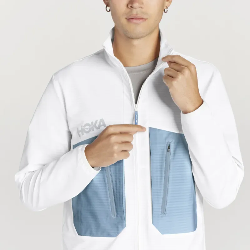 HOKA ONE ONE Mission Jackets Men White-2
