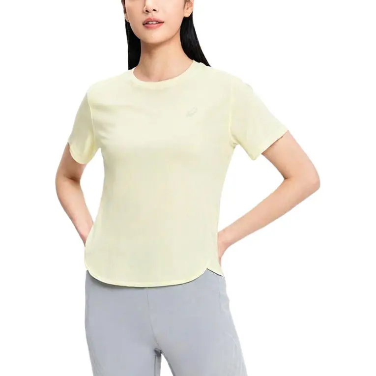 Asics SS25 Regular T Shirt Women's Yellow-2