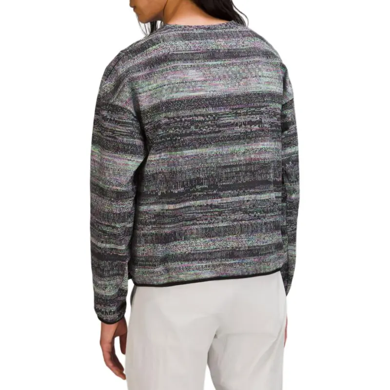 Lululemon LAB Jacquard Series Sweaters Men Black Gray Color-1