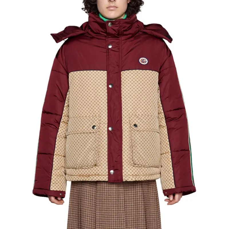 GUCCI Interlocking G print Puffer Jacket-1